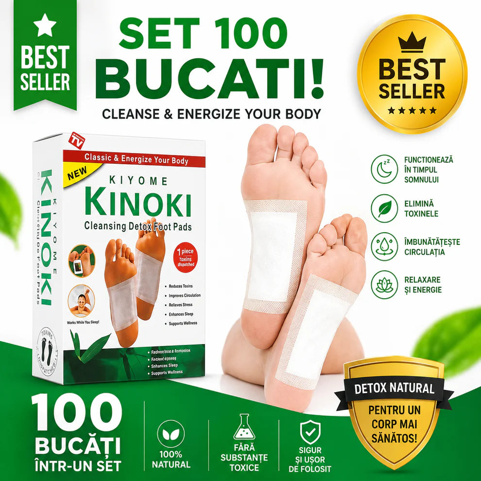 Plasturi Kinoki Detox - Detoxifiere Naturală